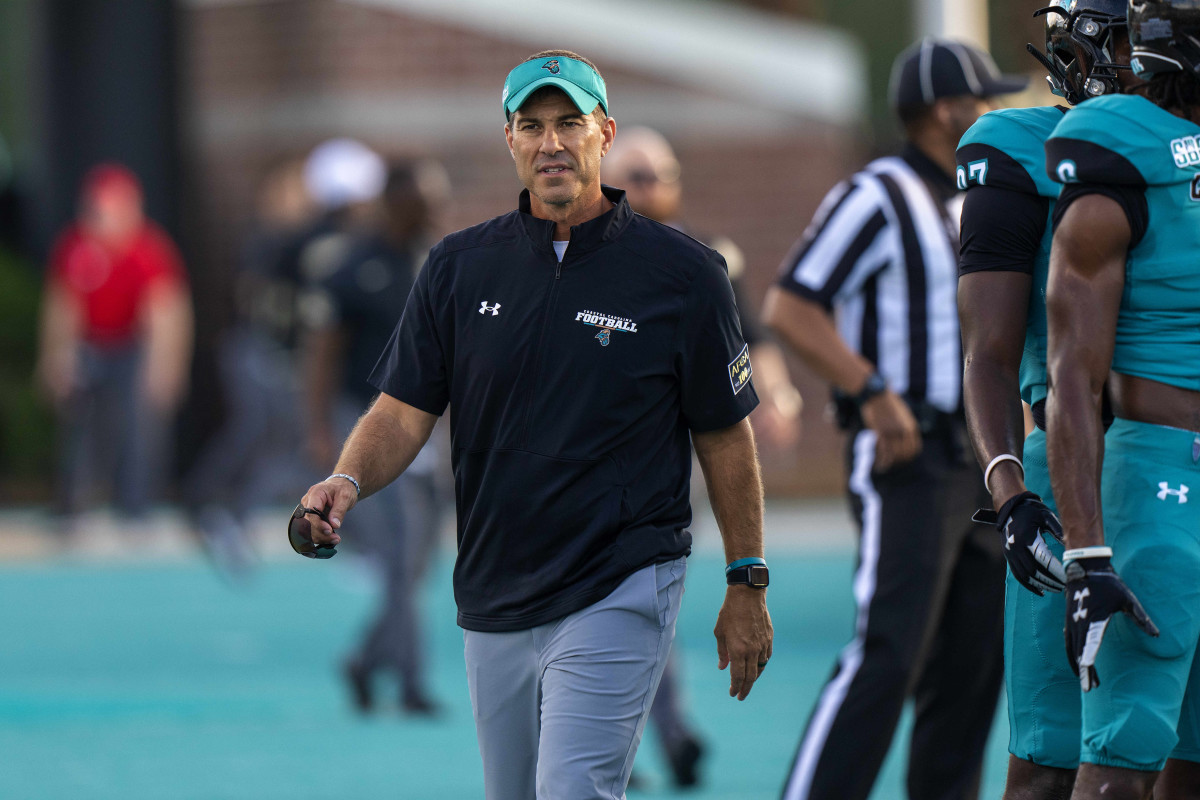 Coastal Carolina head coach Jamey Chadwell